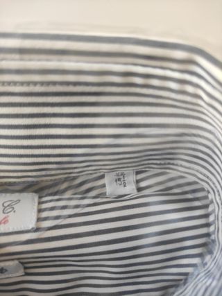 3 Camisas italianas - Blanco y Azul