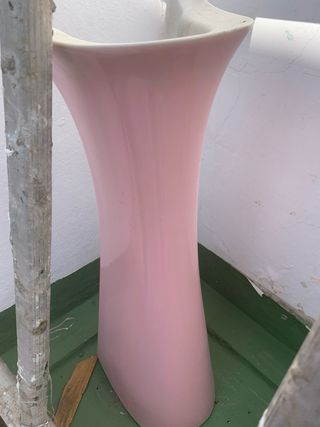 Lavabo Roca rosa antiguo