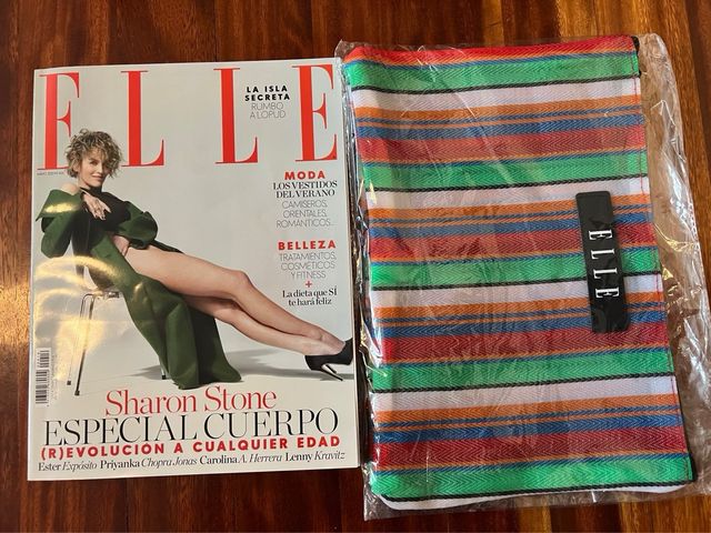 Revista Elle mayo 2021 con Sharon Stone + Regalo