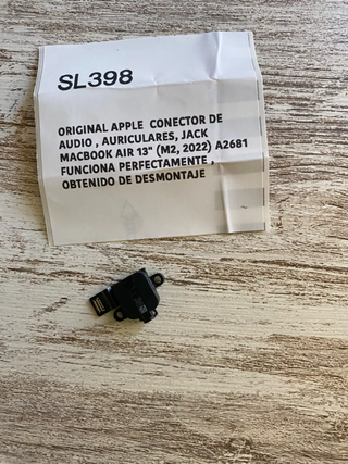 JACK MACBOOK AIR 13"(M2, 2022) A2681 CONECTOR JACK