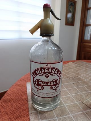 Botella sifón El Niágara Málaga
