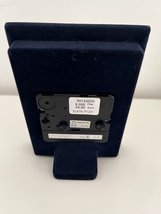 Reloj sobremesa plata 925