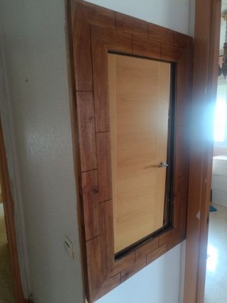 Espejo madera con marco
