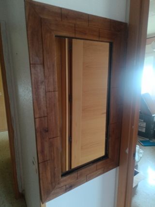 Espejo madera con marco
