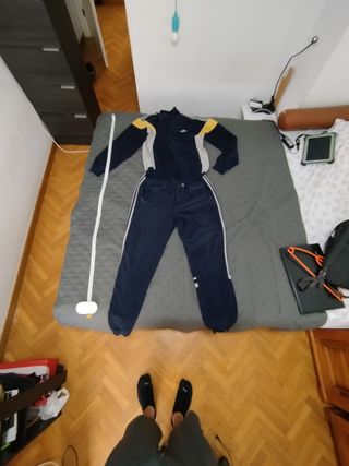 Chándal Adidas azul marino y gris - Talla M