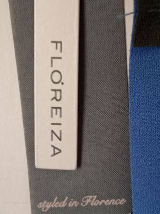 Blusa Florenza verde oliva e blu