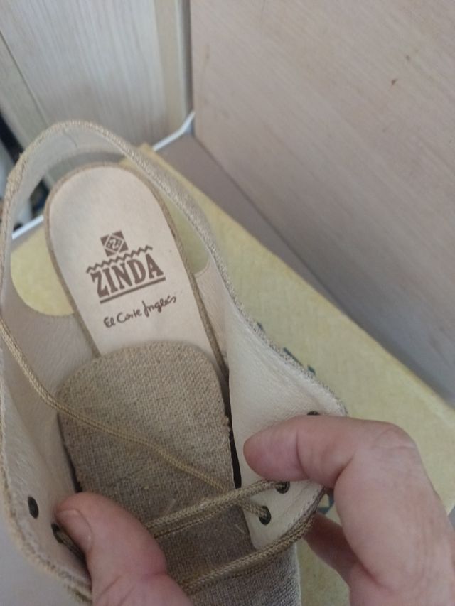 Zapatos Zinda beige mujer, talla 40
