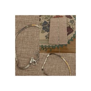 Set 3 braccialetti: oro e argento
