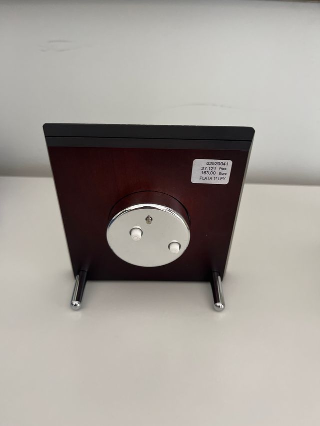 Reloj Carrs plata sobremesa