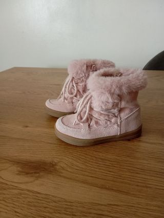 Botas niña rosa | Invierno talla 21