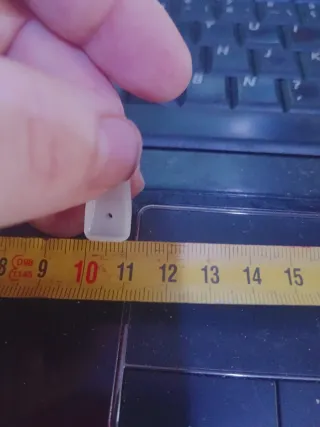 Ganchos blancos para riel de cortina