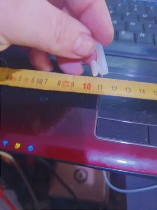 Ganchos blancos para riel de cortina