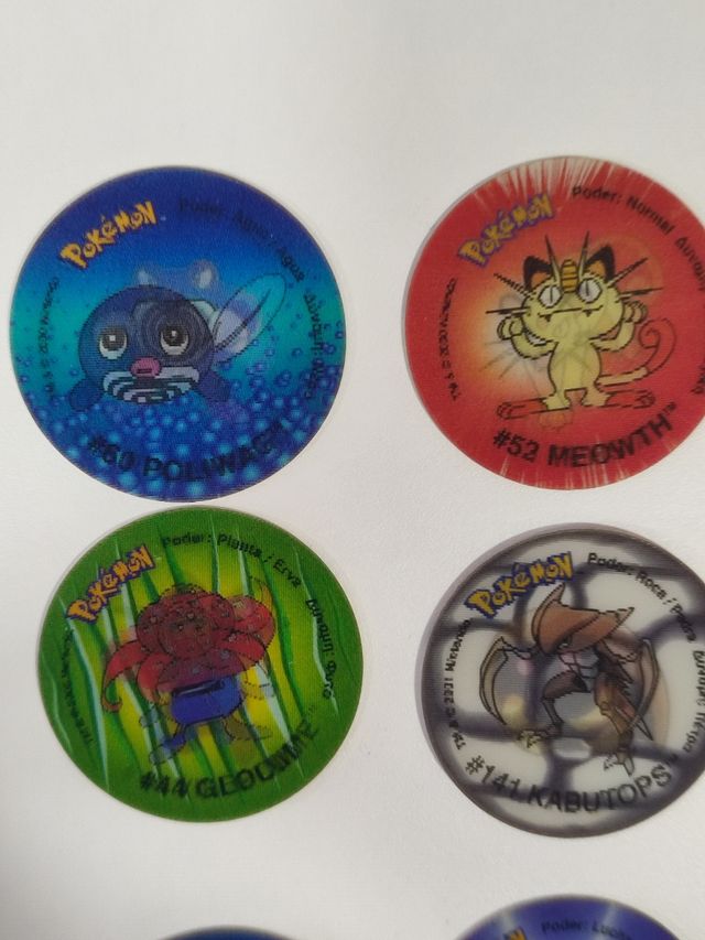 Tazos 2 Pokemon, holográficos