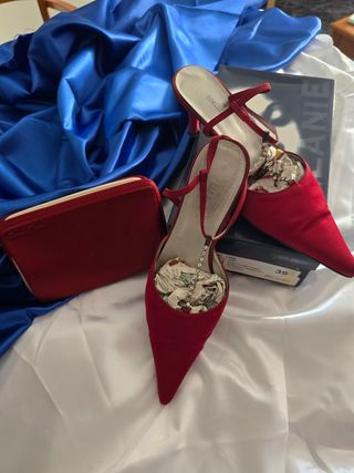Zapatos de fiesta rojos