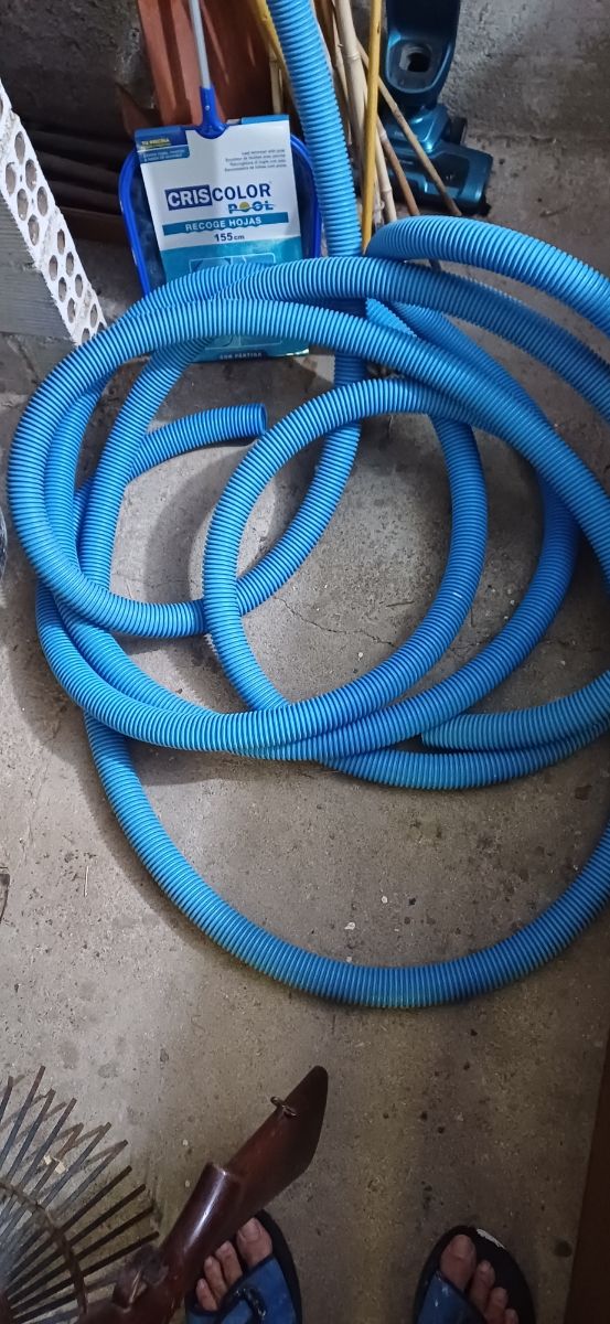 Tubos PVC piscina azul 48-42mm
