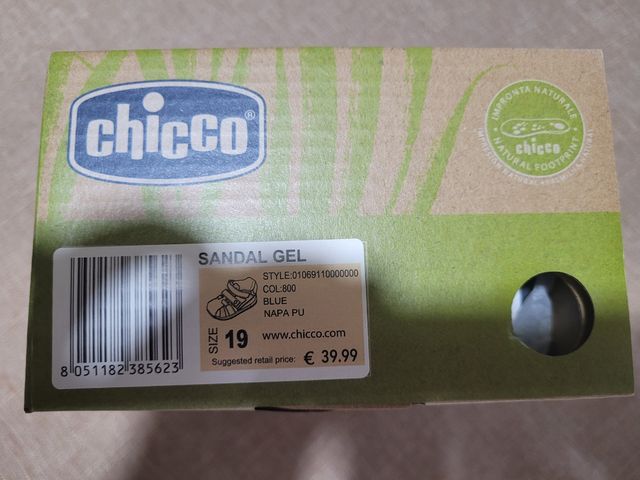 Sandálias Chicco Bebê - Tam. 19