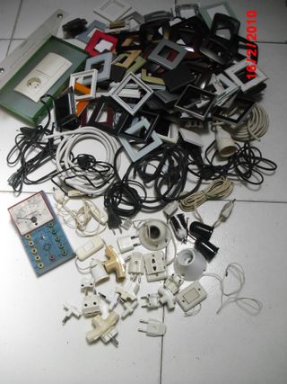 Lote material eléctrico variado x 10€ todo