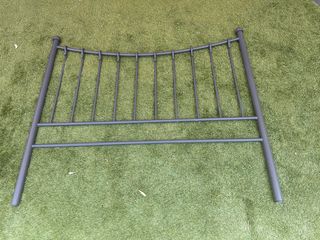 Cabezal cama 135cm - Metal negro