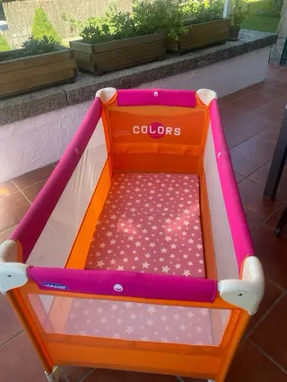 Cuna se viaje Colors con doble colchón
