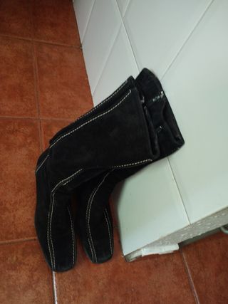 Botas ante negras tacón cuña