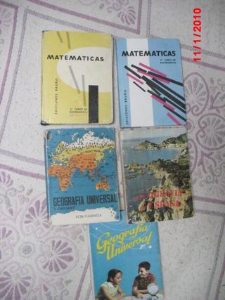 LIBROS ANTIGUOS ESCOLARES X 4€ CADA libro