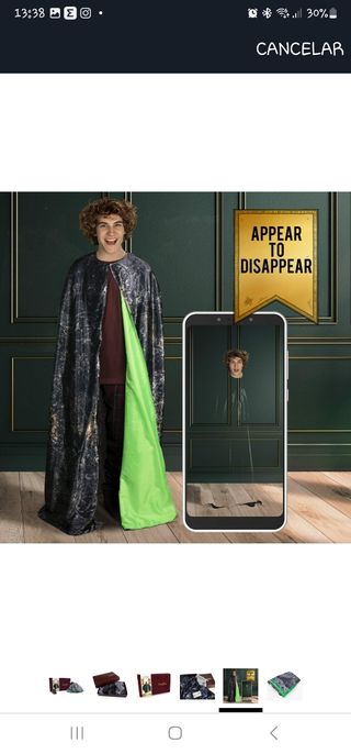 Capa invisibilidad Harry Potter
