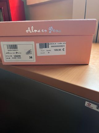 Alma en Pena cuña beige 36