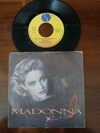 Singolo 45 giri Madonna - Live to Tell