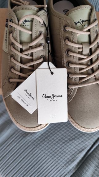 Zapatillas Pepe Jeans London beige 41