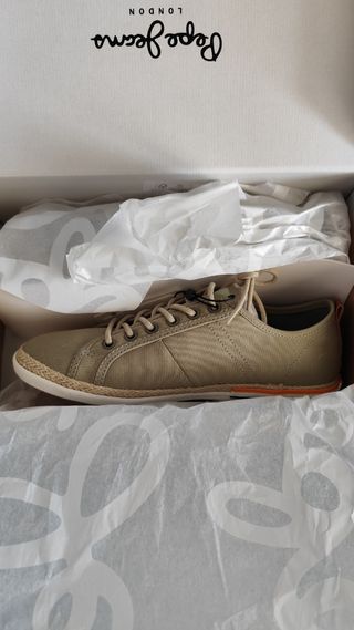 Zapatillas Pepe Jeans London beige 41