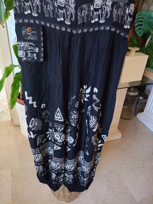 Pantalones hippies | Rosa y morado