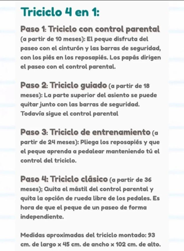 Triciclo Smartrike bebé