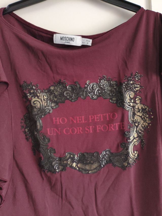 Camiseta Moschino L - Talla 40