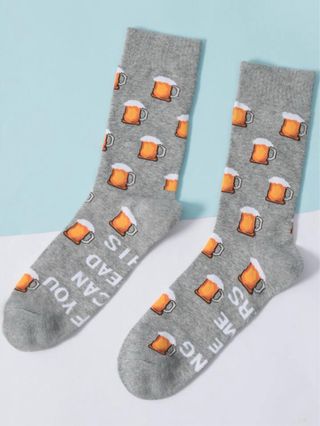 Calcetines unisex cerveza gris