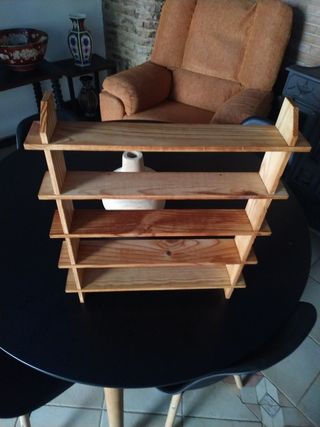 Estantería madera vintage 5 baldas