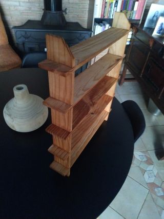 Estantería madera vintage 5 baldas