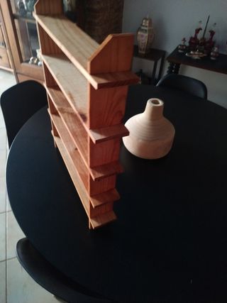 Estantería madera vintage 5 baldas