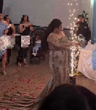 Vestido de fiesta. 