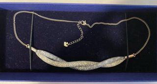 Collana Swaroski Stardust Twist blu