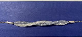 Collana Swaroski Stardust Twist blu