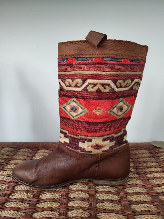 Botas boho chic multicolor