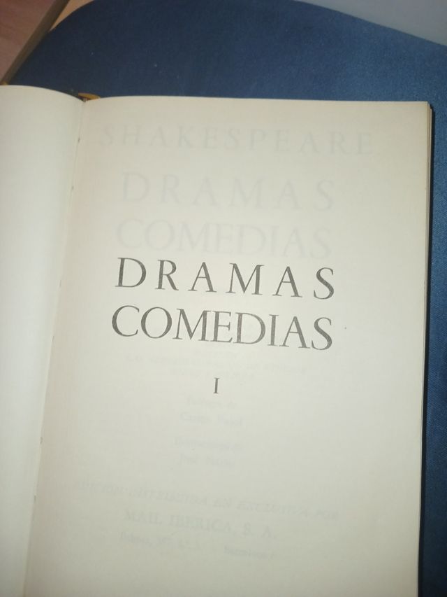 Dramas Comedias William Shakespeare