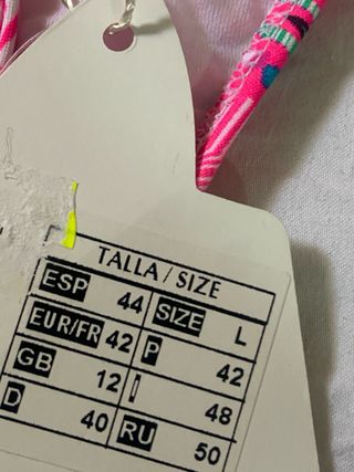 Bikini rosa juvenil T.40
