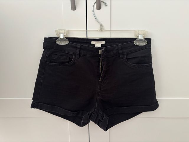 Shorts negros HyM - Talla S (36)