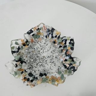 Vassoio foglia resina | Decorativo