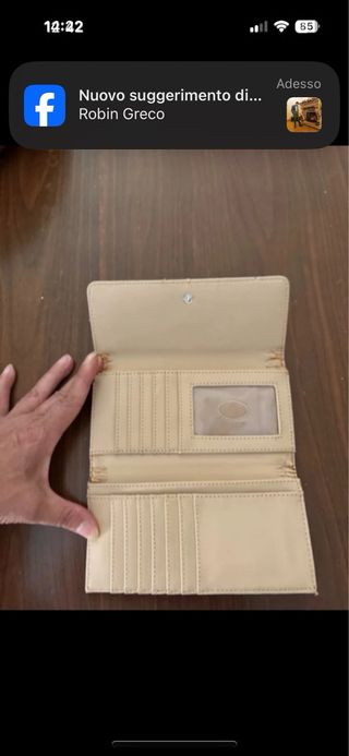 Portafoglio Guess grigio