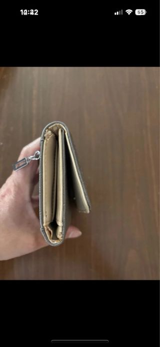 Portafoglio Guess grigio