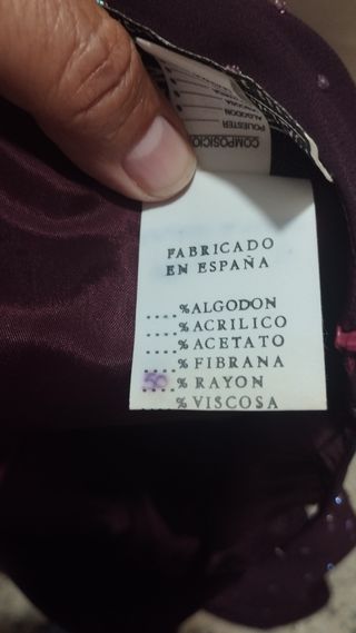 Vestido largo fiesta burdeos