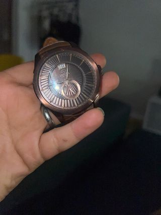 Reloj Jaguar marrón dorado