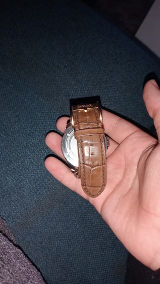 Reloj Jaguar marrón dorado
